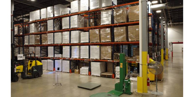 Well organized warehouse helps you keep track of your cosmetic inventory