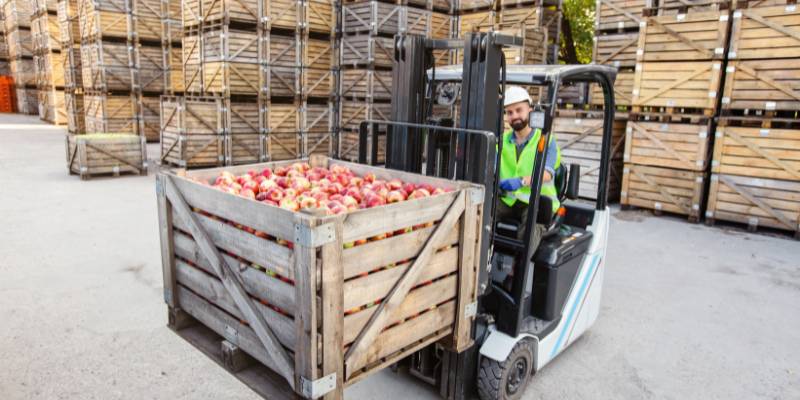 Perishible food items such as these apples often rely on FIFO to ensure products are sold before expiration