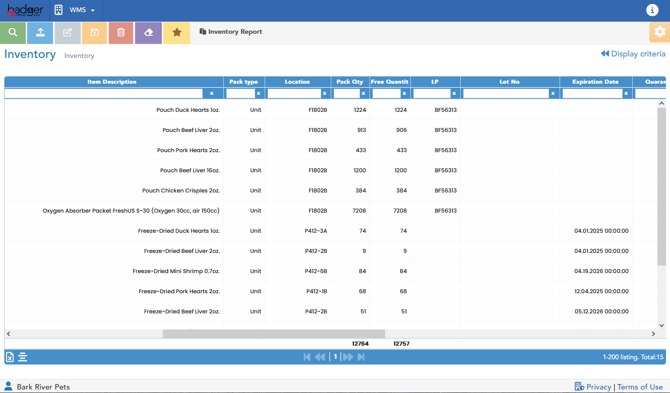 WMS - Inventory Management